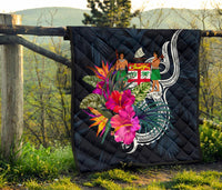 Fiji Polynesian Premium Quilt - Tropical Flower - Polynesian Pride