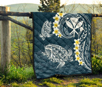 Hawaii Turtle Plumeria Polynesian Premium Quilt - Sease Style - Polynesian Pride