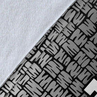 Polynesian Hawaii Custom Personalised Premium Blanket White - Turtle with Hook - Polynesian Pride