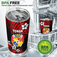 Mate Ma'a Tonga Rugby Tumbler Polynesian Unique Vibes - Red - Polynesian Pride