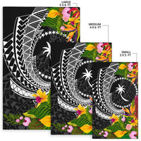 Chuuk State Area Rug - Seal Spiral Polynesian Patterns - Polynesian Pride