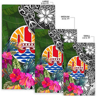 Tahiti Area Rug - Turtle Plumeria Banana Leaf - Polynesian Pride