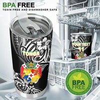 Mate Ma'a Tonga Rugby Tumbler Polynesian Unique Vibes - Black - Polynesian Pride