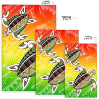 Hawaii Turtle Kanaka Maoli Rug - Polynesian Pride