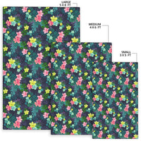 Tropical Hibiscus Rug - Polynesian Pride
