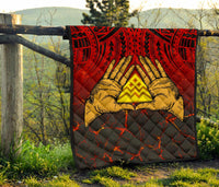Hawaii Quilt - Premium Quilt - Protect Mauna Kea - Polynesian Pride