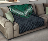 Koru Polynesian Tattoo Premium Quilt - Polynesian Pride