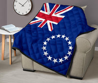 Cook Islands Flag Premium Quilt - Polynesian Pride