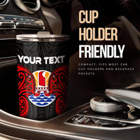 Tahiti Polynesian Custom Personalised Tumbler - Tahiti Spirit Red - Polynesian Pride