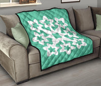 Hawaiian Premium Quilt Royal Pattern - Seafoarm - A1 Style - Polynesian Pride