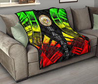 Hawaii Premium Quilt - Hawaii Seal Polynesian Reggae Tattoo - Polynesian Pride