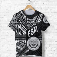 Federated States of Micronesia T Shirt FSM Happy Independence Day Original Vibes Black LT8 - Polynesian Pride