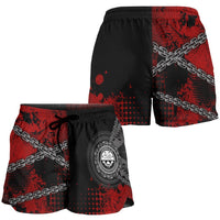 Federated States of Micronesia Polynesian Women's Shorts - Polynesian Chain Style - Polynesian Pride