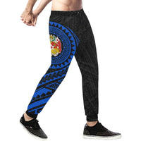 Tonga Rising Sweatpants (Blue) A6 - Polynesian Pride