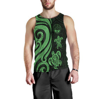 Marshall Islands Men's Tank Top - Green Tentacle Turtle Crest - Polynesian Pride