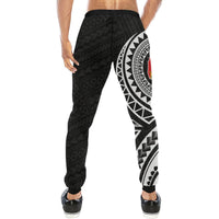 Tonga Rising Sweatpants (White) A6 - Polynesian Pride