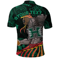Custom Hawaii Warriors Polynesian Polo Shirt Unique Style Green LT8 - Polynesian Pride