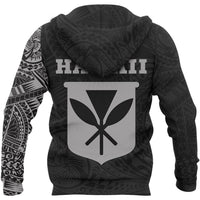 Polynesian Hoodie Kanaka Maoli Flag Polynesian Tattoo Style Special Version - Polynesian Pride
