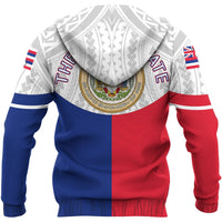 Hawaii Polynesian Zipper Hoodie Semicircle Style - Polynesian Pride