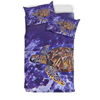 Hawaiian Duvet Cover Set - Hawaii Sea Turtle 02 - Polynesian Pride