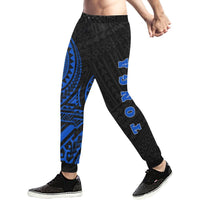 Tonga Rising Sweatpants (Blue) A6 - Polynesian Pride
