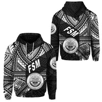 Federated States of Micronesia Hoodie FSM Original Style Black LT8 Unisex Black - Polynesian Pride