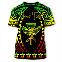 Hawaii Hawaiian Girl Reggae T Shirt - Polynesian Pride