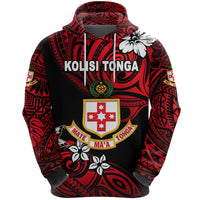 Kolisi Tonga Hoodie Mate Maa Tonga Unique Vibes Unisex Red - Polynesian Pride