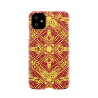 Polynesian Phone Case Orange iPhone 11 - Polynesian Pride