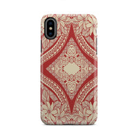 Polynesian Tough Case Red And Yellow iPhone Xs - Polynesian Pride