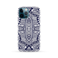 Polynesian Phone Case Blue And White iPhone 12 Pro Max - Polynesian Pride