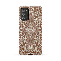Polynesian Tribal Tough Case Brown Samsung Galaxy Note 20 - Polynesian Pride