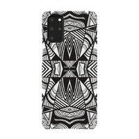 Polynesian Tribal Phone Case White And Black Samsung Galaxy S20 Plus - Polynesian Pride
