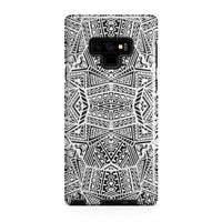 Polynesian Tough Case White And Black Samsung Galaxy Note 9 - Polynesian Pride