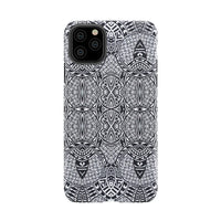 Polynesian Tough Case Black And White iPhone 11 Pro Max - Polynesian Pride