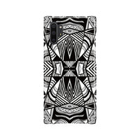 Polynesian Tribal Phone Case White And Black Samsung Galaxy Note 10 Plus - Polynesian Pride
