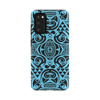 Polynesian Tough Case Grown Blue White Samsung Galaxy S20 - Polynesian Pride