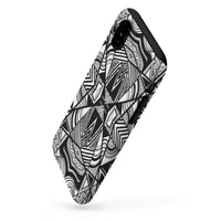 Polynesian Tribal Tough Case White And Black - Polynesian Pride