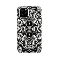 Polynesian Tribal Tough Case White And Black iPhone 11 Pro - Polynesian Pride