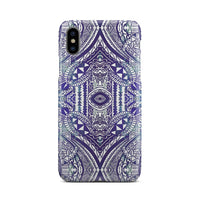 Polynesian Phone Case Violet iPhone X - Polynesian Pride