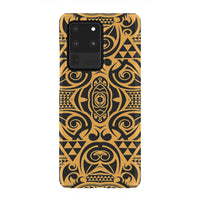 Polynesian Phone Case Yellow Black Samsung Galaxy S20 Ultra - Polynesian Pride