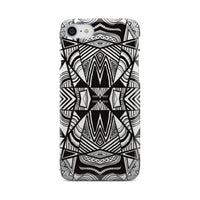 Polynesian Tribal Phone Case White And Black iPhone 8 - Polynesian Pride