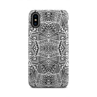 Polynesian Tough Case White And Black iPhone X - Polynesian Pride