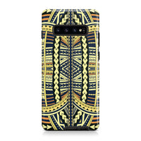 Polynesian Tough Case Yellow Samsung Galaxy S10+ - Polynesian Pride