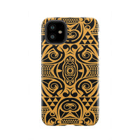 Polynesian Tough Case Yellow Black iPhone 11 - Polynesian Pride