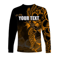 (Custom Personalised) Hawaiian Islands Long Sleeve Shirts Lanai LT6 - Polynesian Pride