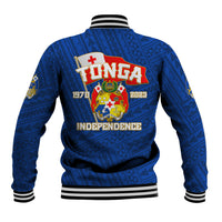 Tonga Independence Baseball Jacket 2023 Blue Style LT6 - Polynesian Pride