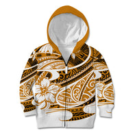 Polynesian Tribal Kid Hoodie Gold LT6 - Polynesian Pride
