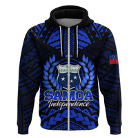 Samoa Independence Day Hoodie Ulafa Polynesian Unique Blue No3 LT9 - Polynesian Pride