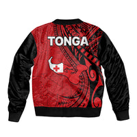 Polynesian Tonga Sleeve Zip Bomber Jacket Tribal Pattern Unique Version LT9 - Polynesian Pride